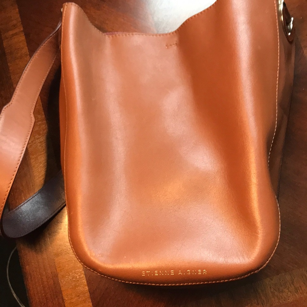 Etienne Aigner Leather Hobo Bag